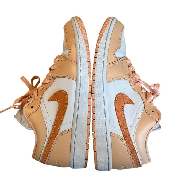 Nike Shoes - Nike Air Jordan Orange and White Sneakers size 8